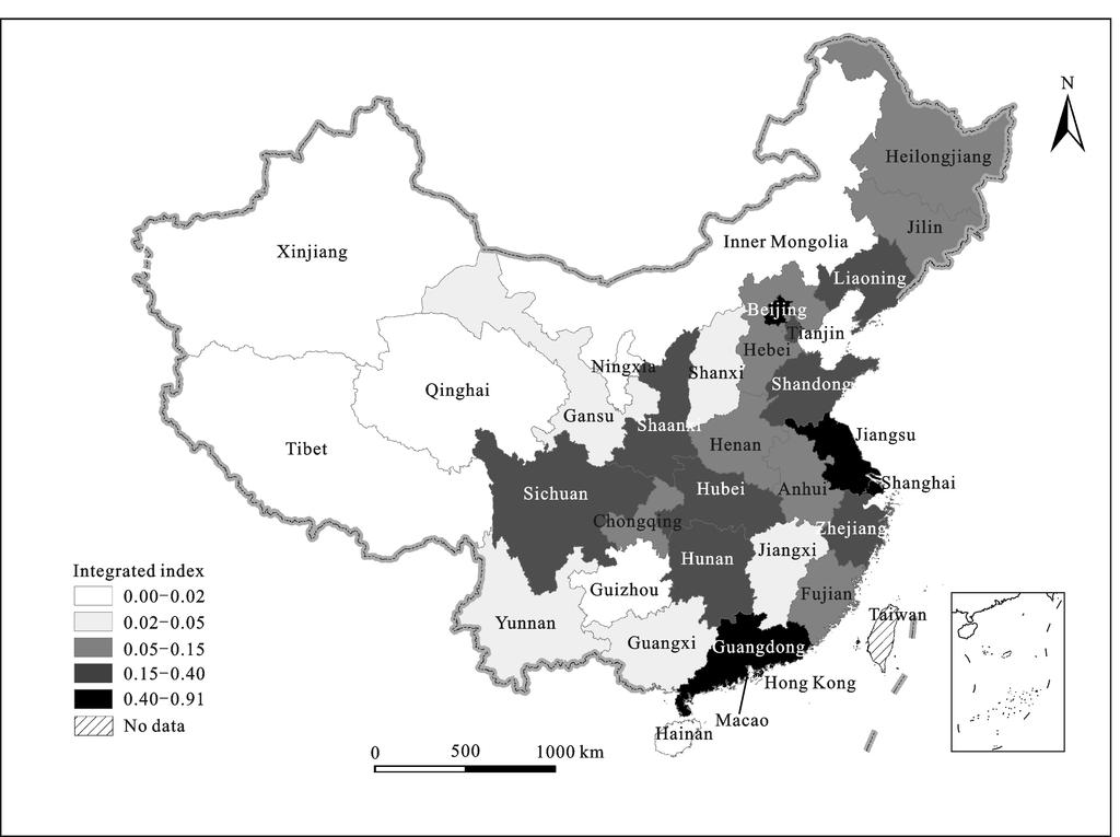 734 Chinese Geographical Science 2012 Vol. 22 No. 6 form that make these central and western provinces enjoy higher inputs of S&T resources.
