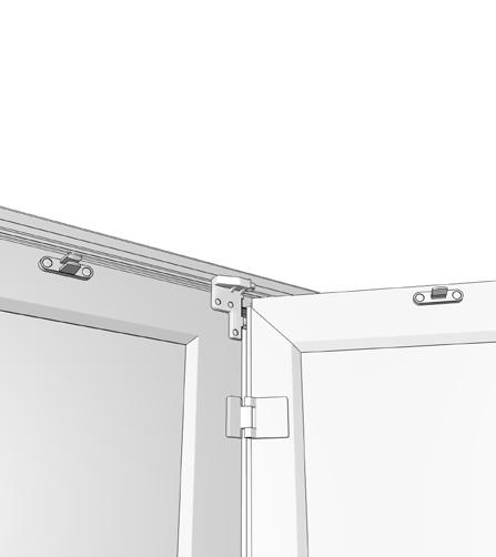 p9 7. Sash retaining clips Fit any door sash retaining clips to hold doors back in the open position.