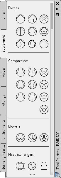 To place a tool from the tool palette into a drawing, click a symbol in the tool palette and click in the drawing where you want to place it.