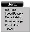 Set match criteria: Tip: Use the short-cut menu in the upper-right of the screen to select an ROI-type.