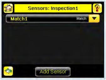 Configuring Multiple Sensors in the Inspection Main > Inspection > Sensors > Add Sensor Some