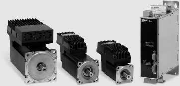 R88E-AECT@, R88S-EAD@ Integrated servo motor Motor and drive integrated for space optimization Wide range of motors from 2.