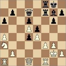 0 9.Ne3 Be6 10.Ned5 While the knight gets a great oupost on d5 Black has used the time to fully develop. 10...Qd7 11.d3 Bh3 12.e4 Bxg2 13.Kxg2 Nxd5 14.cxd5 Nd4 15.Be3 f5 16.f3 Rf7 17.