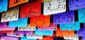 PAPEL PICADO Papel Picado, known in the United States as perforated paper, is a decorative Mexican paper craft. They resemble colorful flags or banners.