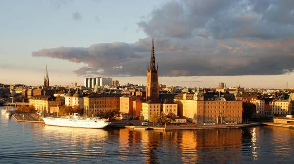 STOCKHOLM Stockholm is the capital and largest city of Sweden with a population of 1.8 million. It is located on several islands on the south-central east coast of Sweden.