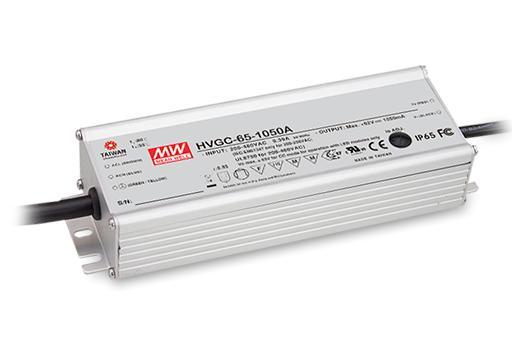 HVGC-65-350 A F 110 M M Features : Constant current design Wide input range 180~528VAC Built-in active PFC function High efficiency up to 90.