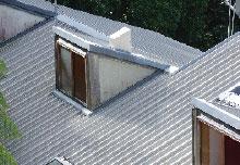 Weathered unpainted galvanised/zincalume Wash thoroughly using Resene Roof