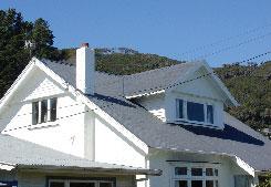 Repainting roofs in good condition Treat moss and mould with Resene