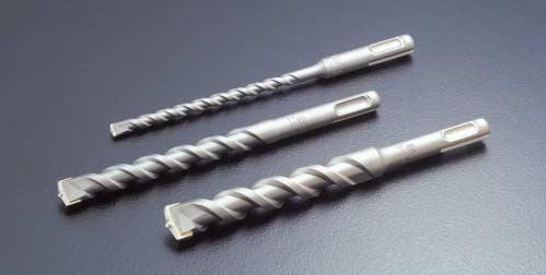 SDS Tip Top Bit Hammering Rotation Work material is sharply drilled and drilling speed is increased by candle-shaped cemented carbide tip and thinning the cutting edge.