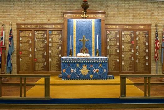Statement of significance: RAF St George s Chapel showing the Reredos of remembered pilots Biggin Hill played a pivotal part in altering the course of the Second World War through its role in the