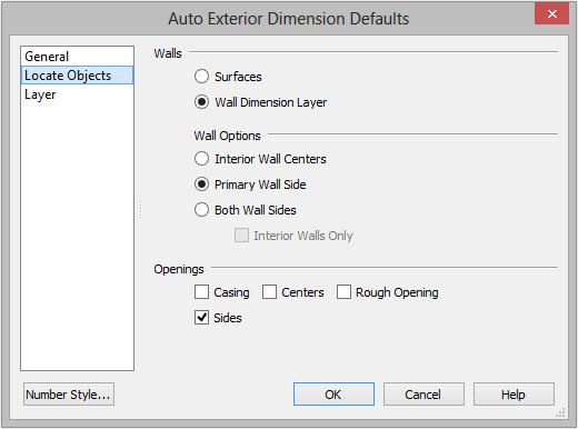 Chief Architect X8 User s Guide 3. Review each of the panels and settings available for setting up your Dimension Defaults. 4.