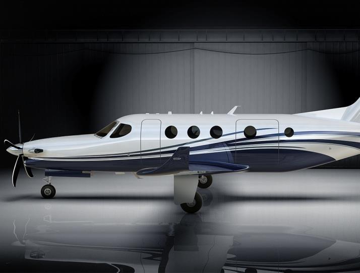 Cessna Denali New market segment for Textron Aviation Design specifications: Single engine turboprop Speed ~285 KTAS