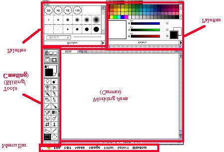 Photoshop (Image Processing) Photoshop is a paint program developed by Adobe. It allows a user to operate on pixels on the screen.