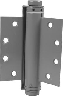 SPILTY HINGS SINGL TING TMPLT SPRING HING G H Non-handed ase material: steel asily adjusted spring tension esigned with square corners oor flange designed to fit standard x template mortise ll hinges