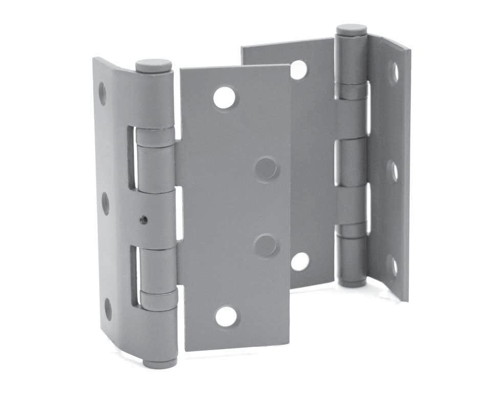 067 / 008 SRIS HL MORTIS TMPLT UTT HINGS Handed ase material: steel for series 067, stainless steel for series 008 Standard non-rising non-removable pin (NRP) Standard flat top and knock-out bottom