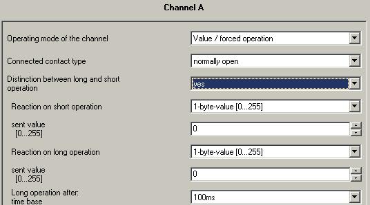 Commissioning Operating Mode: Value / Forced Operation 3.2.5.