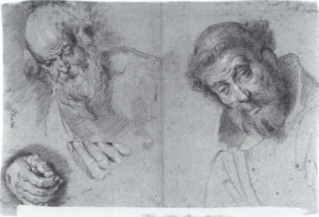 Mortari, Bernardo Strozzi [Rome, 1966], fig. 69). The studies on the verso can be connected to two paintings by Strozzi.