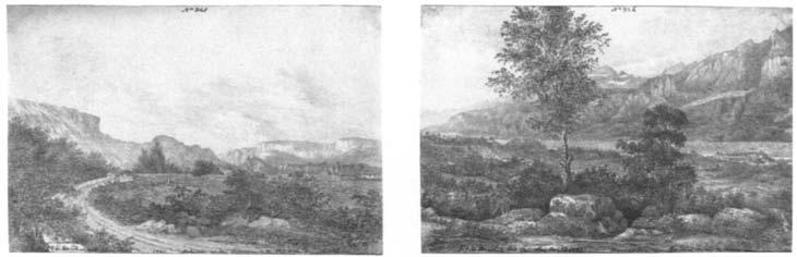 182 Acquisitions/1991 8i 82 8l. SIR JOHN HERSCHEL Poligny at the Entrance of the Pass of the Jura from France, 1821 Pencil, 18.6 x 29.0 cm (7 5 /i6 x iivio in.).