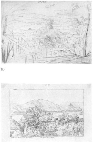 184 Acquisitions/iggi 8? 88 87. SIR JOHN HERSCHEL View of the Village of Selborne from the Manor, 1827 Pencil, 17.7 x 25.4 cm (6 15 Aó x 10 in.).