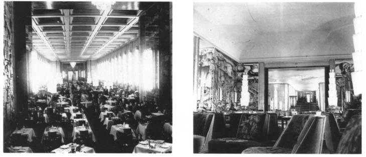 192 Acquisitions/i^i 109 no 109. PIERRE BOULARD (attributed to) The Normandie: Dining Room, ca. 1938 Glass stereograph, 5.9 x 12.7 cm (2 5 /i6 x 5 in.); titled and numbered in ink on recto. 9I.XH.I05.