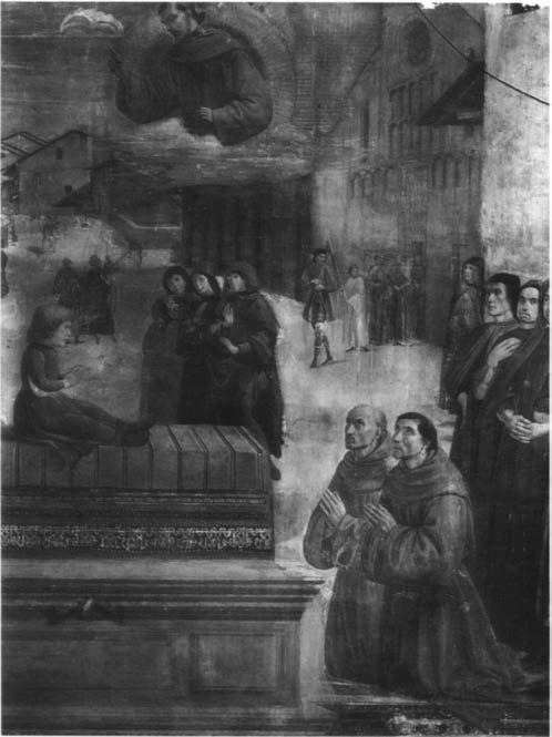 20 Strehlke FIGURE 13 Domenico Ghirlandaio (Italian, 1449-1494). The Miracle of the Resurrected Child, 1483-86.