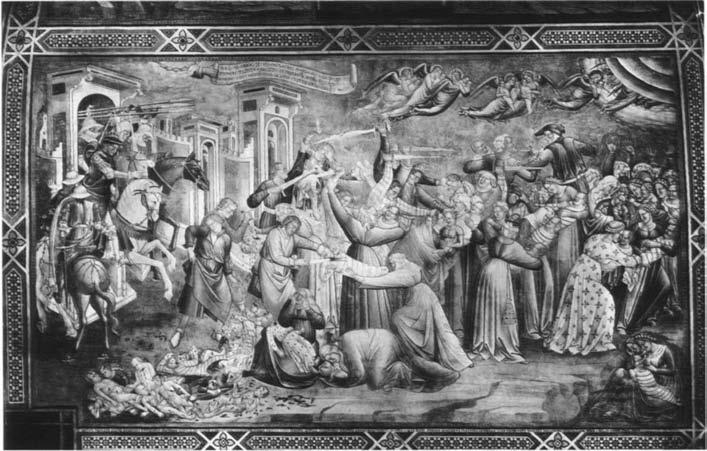 Cenni di Francesco 31 FIGURE 24 Cenni di Francesco. The Massacre of the Innocents, 1410. Fresco. San Francesco, Volterra. Photo: Alinari, courtesy Art Resource, New York.