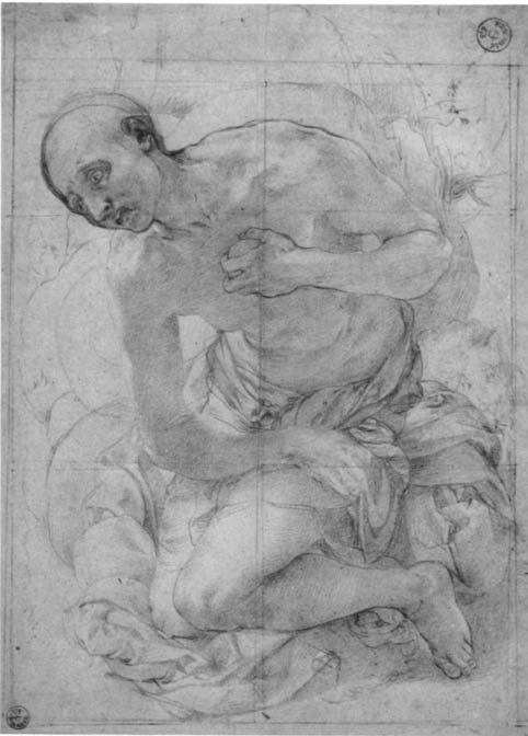 82 Pilliod Museum, we now have a third study by Pontormo for Bronzino's Saint Lawrence. Two other drawings have been known to scholars and are preserved in the Uffizi (figs. 4-5).