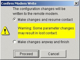 Note: In general, any change made on the programmer screen must be written to the unit (using the write function) to become permanently stored.