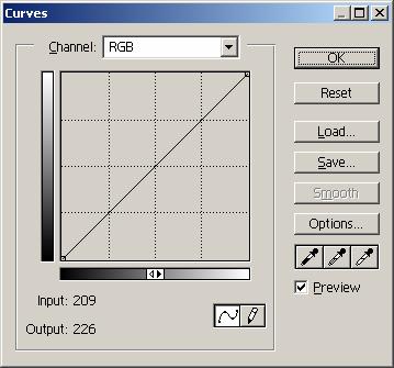 Input and output levels refer to the amount of brightness and contrast used in each channel.