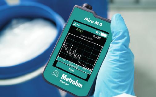 The Mira M-3 is fully compliant with FDA 21CFR Part 11 regulations making it the ideal instrument for fast and straightforward verification of raw materials in the pharmaceutical market and other