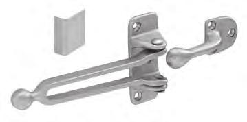 angle stops Door Stops (con t) Designed to be secured in the head of a cased opening.