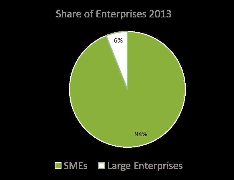 Facts on SMEs in Georgia Share of SMEs Active Enterprises
