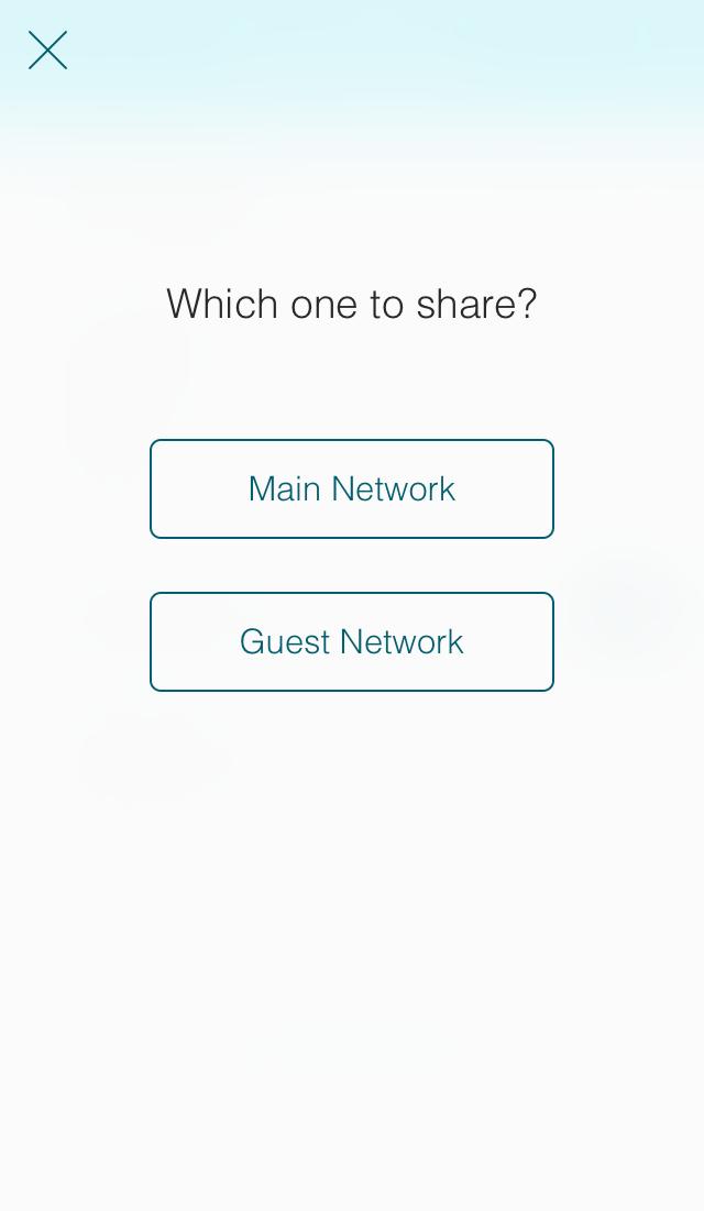 You can set a guest network name and an easy-to-remember password.