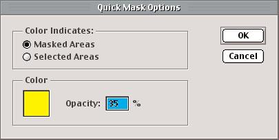 Quick Mask (continued) Important! Quick Masks must be saved in order to be reused.