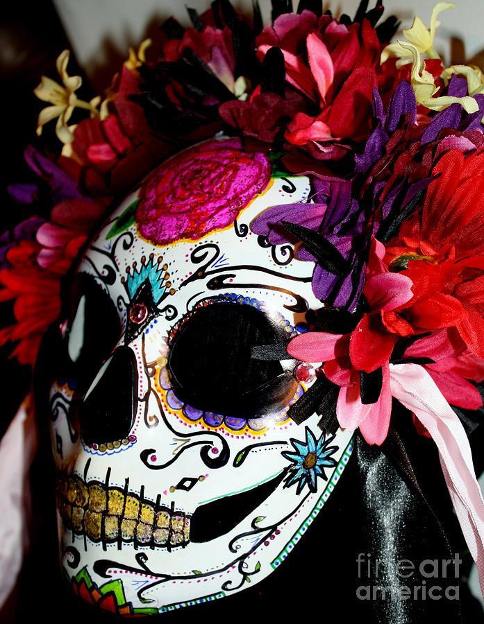 Mexico: Sugar Skull Mask A delightful piece of folk art from the Day Of The Dead, a Mexican holiday celebrated throughout Mexico and around the world.