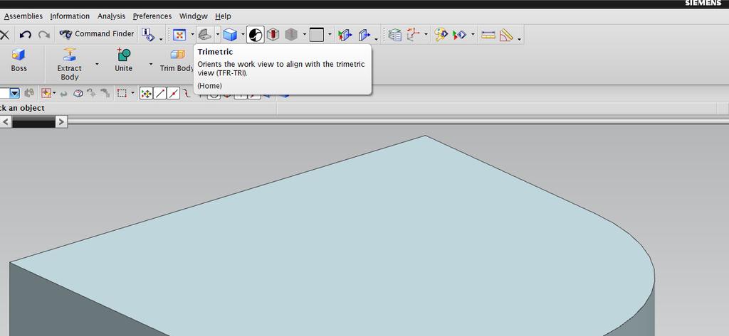 Once highlighted, left-click to select the profile. This will set the Curve and Vector in the Extrude dialog.