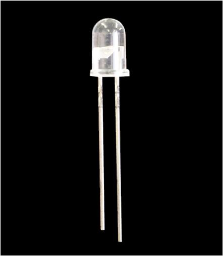 Infrared light emitting diode, top view type SIR563ST3F The SIR563ST3F is a GaAs infrared light emitting diode housed in clear plastic.