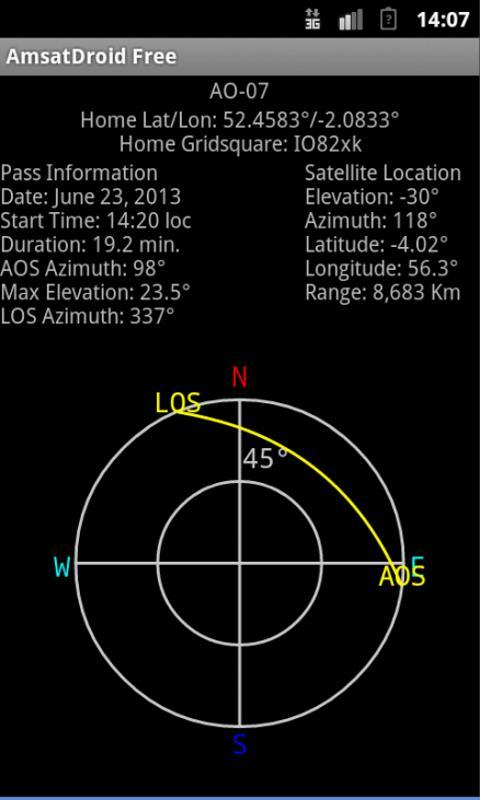 SATELLITE TRACKING (MOBILE) Android ios