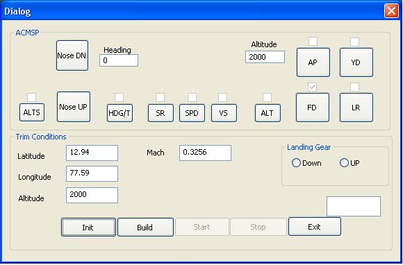Graphical User Interface A Visual C++ based GUI is developed that enables code generation, loading the kernel and to control the simulation