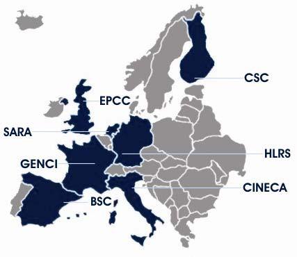 Main objective: to provide the European computational science community with high quality transnational access to the most advanced HPC infrastructures available in Europe.