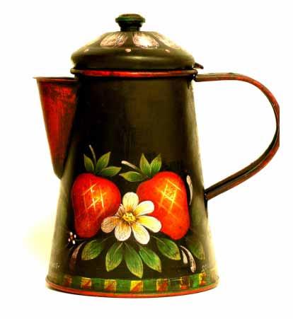 Strawberries and Daisy Teapot 2004 Donna H.