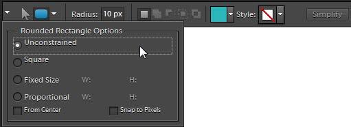 To draw a rectangle, square, or rounded rectangle: 1. Open the Editor in the Standard Edit workspace. 2. In the toolbox, select the Rectangle tool or the Rounded Rectangle tool (Figure 1).