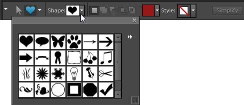 To add custom shapes: 1. Open the Editor in the Standard Edit workspace. 2. In the toolbox, select the Custom Shape tool.