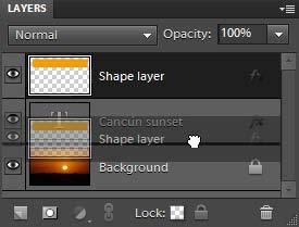 Sometimes you will want a layer to be partially transparent. You do this by adjusting the layer s opacity.