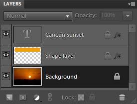 You can fully or partially lock layers to protect their contents. When a layer is locked, a lock icon appears to the right of the layer name, and the layer cannot be deleted.