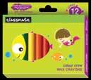 Wax Crayons Rich and vibrant colours with