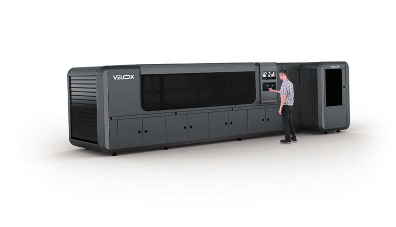 VELOX IDS 250 SYSTEM Industrial-grade digital decorator for mass production of cylindrical containers Workflow optimized