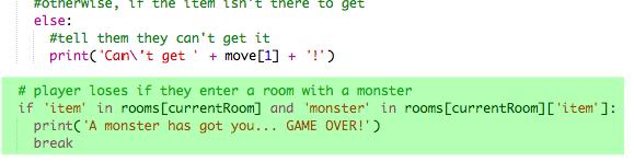 Activity Checklist Adding an enemy to a room is as easy as adding any other item.