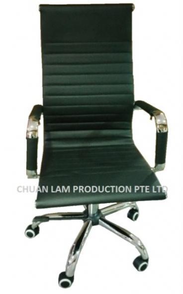 108-115cmHt 45cm/52cm MATERIAL: PVC Seating & Backing with Steel Frame REMARKS: Indoor