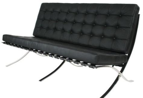 (BLACK) Barcelona 2-Seater Sofa ITEM CODE: BCL02 (BLACK